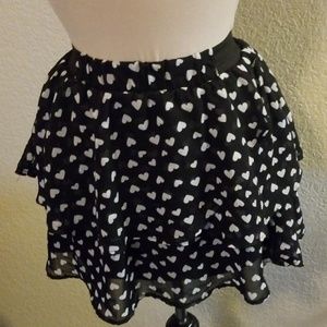 Heart print Seventeen skirt